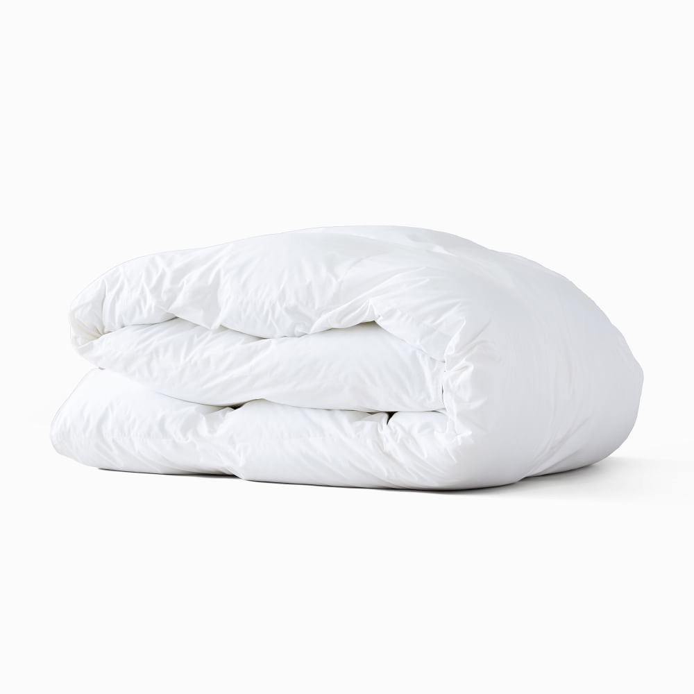 West Elm White HydroCool® Cooling Down Alternative Duvet Insert